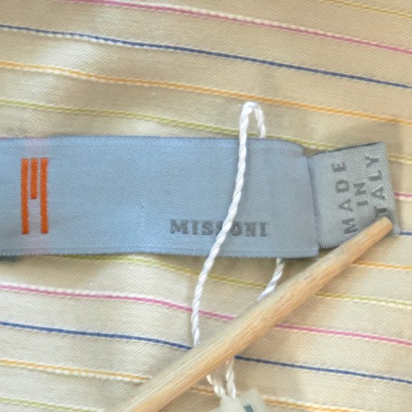 MISSONI Colorful Stripes Skirt, Size 2, Made in Italy - Picture 8 of 9